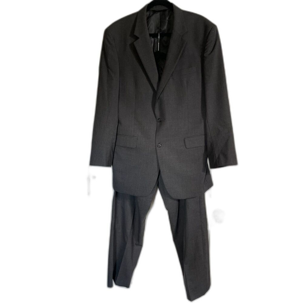 Joseph A Bank Men's Gray Blend Suit 44/46
